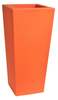 KIAM 35x35/75 donica kwadratowa wysoka pomarańczowa