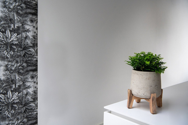 Patt XL 30,5/43,5 szara donica na wysokich nóżkach