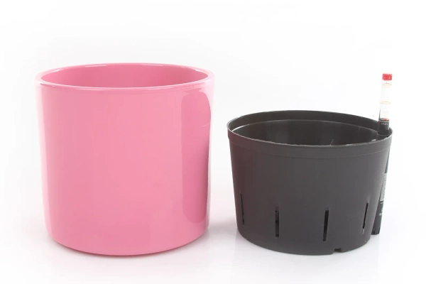 Zestaw do hydroponiki 18/12 Era 19 osłonka ceramiczna różowa