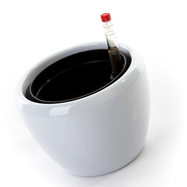 Zestaw do hydroponiki 9/7 Venus w białej szkliwionej osłonce ceramicznej