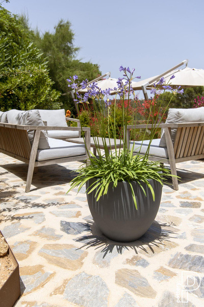 Jesslyn S 50/44 szara donica betonowa