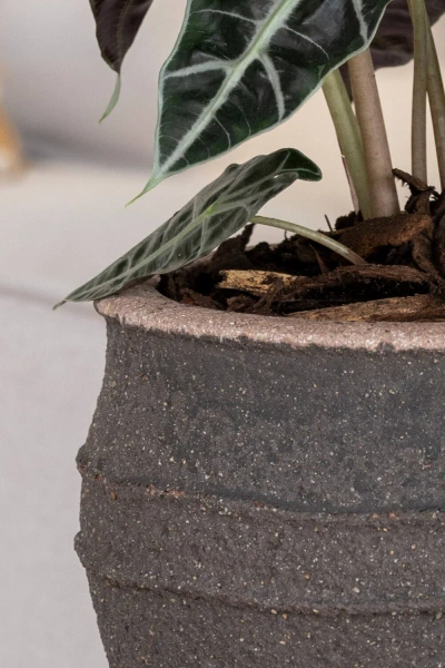 Athena S 28/24 doniczka w śródziemnomorskim stylu umber brown