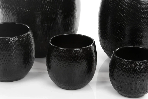 Porto 18/18 chropowata osłonka ceramiczna czarna