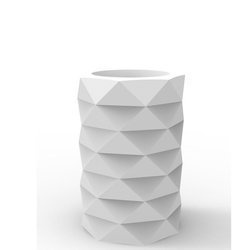 MARQUIS 40/60 designerska donica cylinder biała