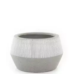 Harley Low L 53/32 niska donica kamienna szara w białe paski