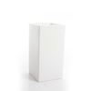 CUBO ALTO 14x14/28 doniczka wysoka biała VONDOM
