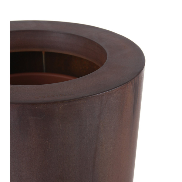 NARNYA 30/120 donica stalowa wysoka smukła corten kolor rdzy