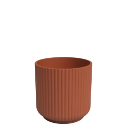 Luna 13/12 osłonka ryflowana ceramiczna terakota