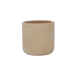 Charlie S 15/14,5 doniczka walec kamienna glina clay washed