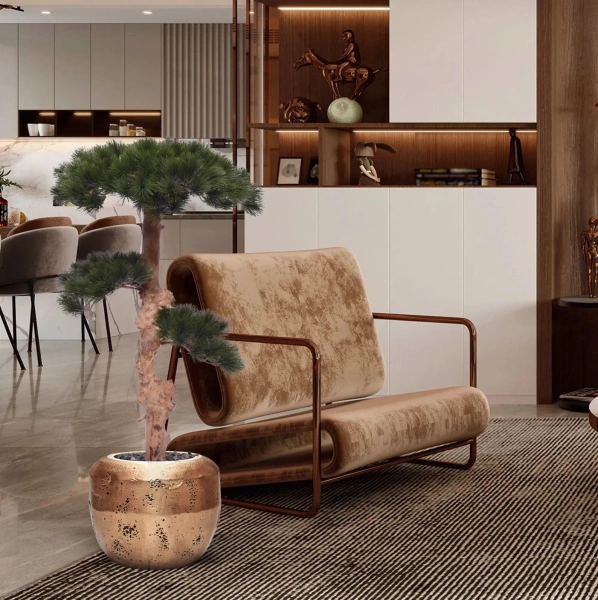 Sztuczny Bonsai Sosna Pinia 110 cm deluxe