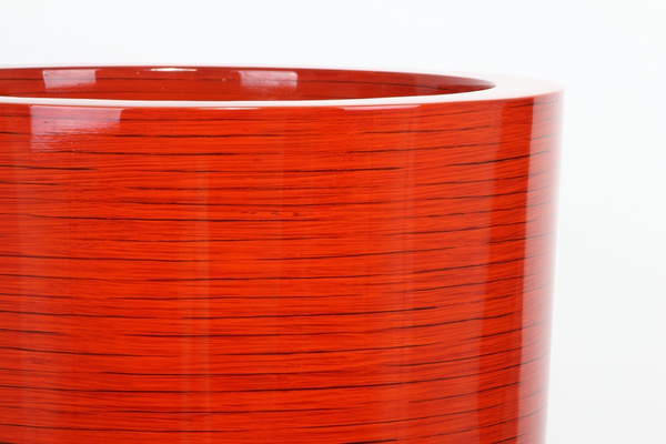 KRAPPA PARTNER 54/110 wysoka okrągła donica czerwone wino