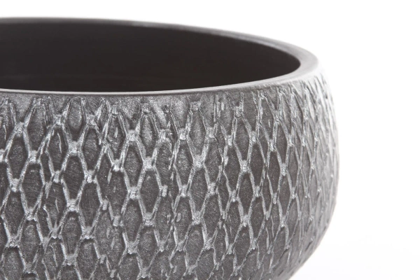 Madeira Bowl 27/13 srebrno-szaro-brązowa misa ceramiczna