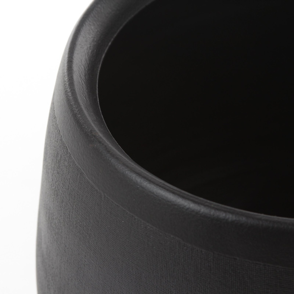 DOURO 18/15 cm biała osłonka kula ceramiczna