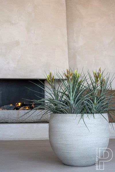 Mini Orb XL 40/34 kamienna donica kula beżowa beige washed