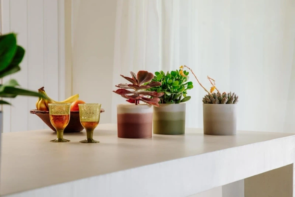 Colour Gradient Elho 16 walcowata osłonka w odcieniach brązu