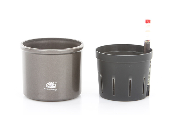 Zestaw do hydroponiki 9/7 osłonka Corona grafitowa wkład wskaźnik