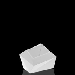 FAZ 58x45/42 niska donica designerska podświetlana biała LED