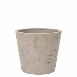 Mini Bucket M 16/15 szara kamienna doniczka cementowa