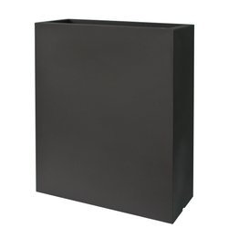 KUBE CASETTA TOWER 70x30/90 donica prostokątna wysoka grafitowa czarna perła