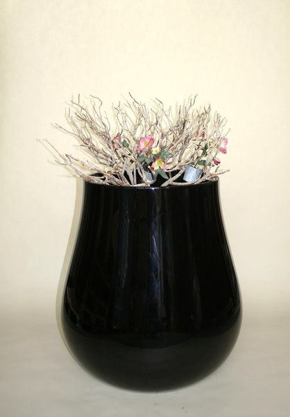 DROP 69/73 designerska donica lakierowana czarna