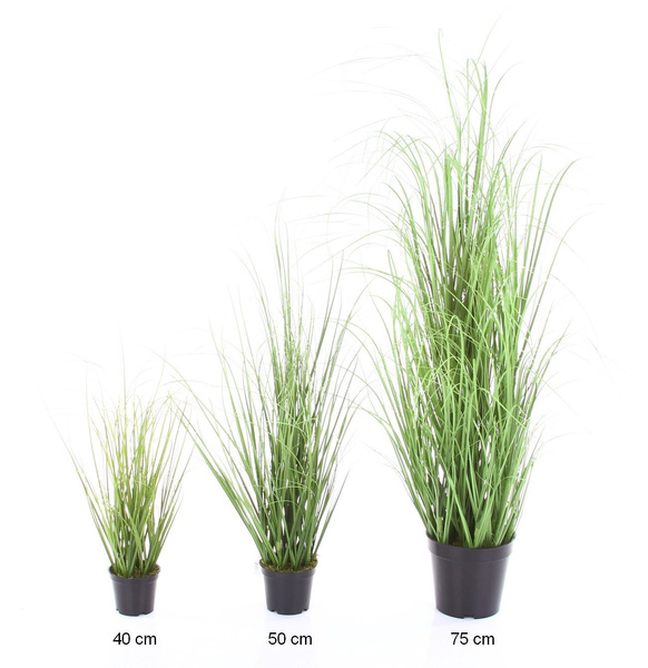 Sztuczna trawa w doniczce 40 cm jasnozielona