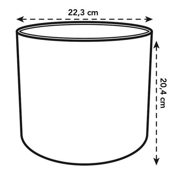 Ocean Round 22 osłonka Elho niebieski atlantyk