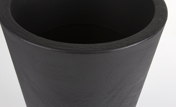 LISCIO SIENA 27/40 doniczka antracytowa