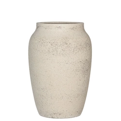 Hera L 51/74 śródziemnomorska donica amfora kamienna kremowa