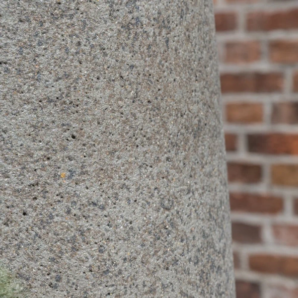 Jort M 100x40/50 szarobrązowa donica prostokątna kamienna dioriet grey