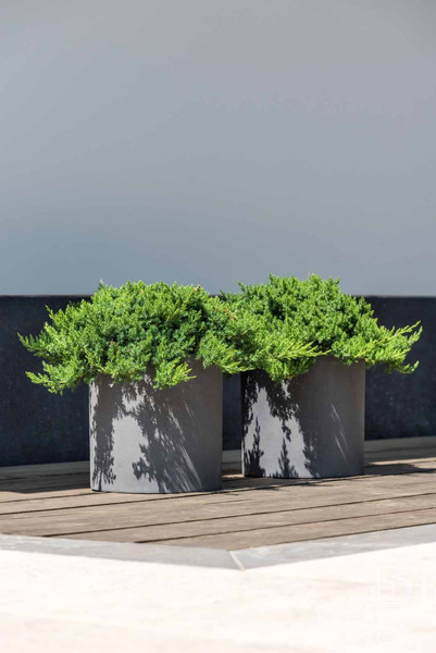 Max M 43/43 czarna donica cylindryczna