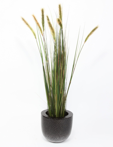 Sztuczna trawa z kłosami Foxtail 90 cm zielona