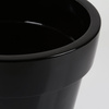 SIMPLE 30/26 donica lakierowana okrągła czarna
