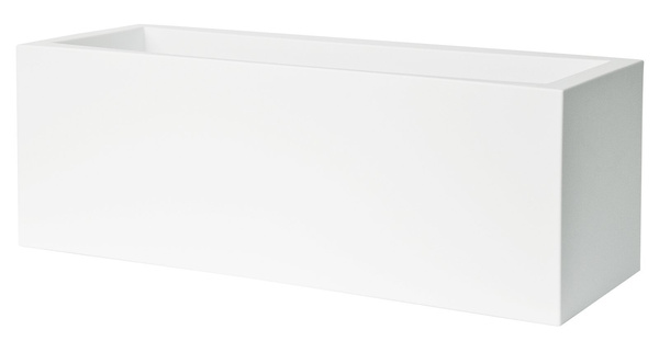 KUBE CASETTA 100x40/40 donica prostokątna niska biała