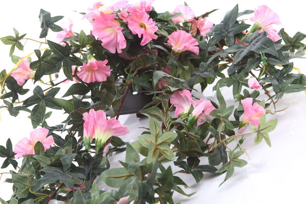 Sztuczna Petunia pnącze 80 cm różowe kwiaty