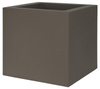 Kube 40x40/40 donica kwadratowa niska taupe