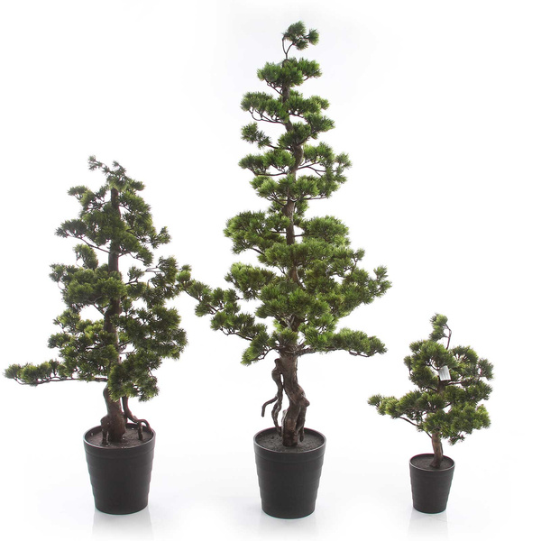 Sztuczne drzewko Bonsai Sosna Pinia 110 cm
