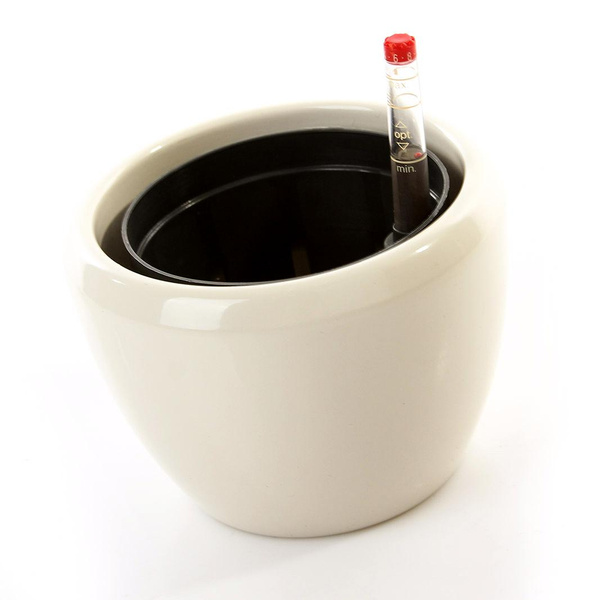 Zestaw do hydroponiki 9/7 Venus w kremowej szkliwionej osłonce ceramicznej