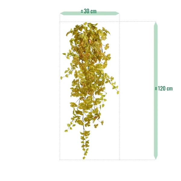 Sztuczny Klon wiszący 120 cm jesienny żółty