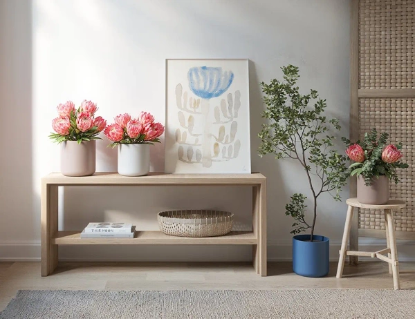 Juno 18/18 osłonka ceramiczna cylindryczna niebieska