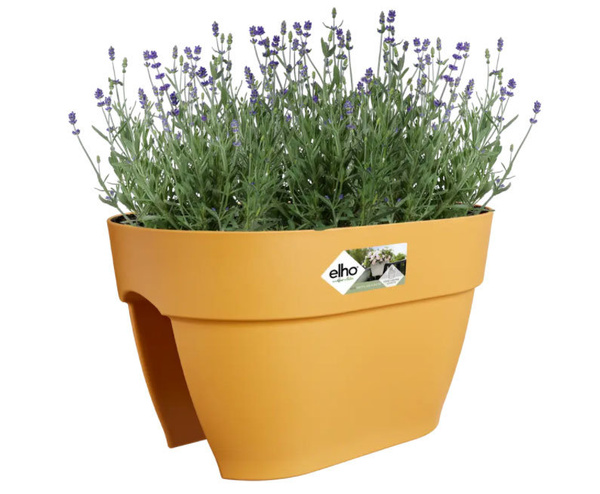 Vibia Flower Bridge 40 doniczka na balustradę żółta honey yellow