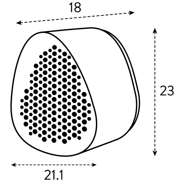 Essential hotel dla owadów szary fibrous grey