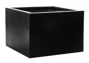 Jumbo Low XXL 140x140/82 duża donica XXL kamienna czarna