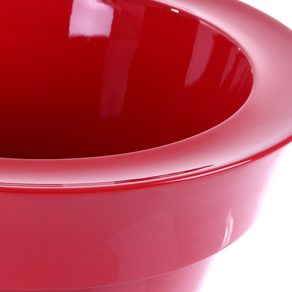 MISIA 60/48 donica okrągła czerwona lakierowana