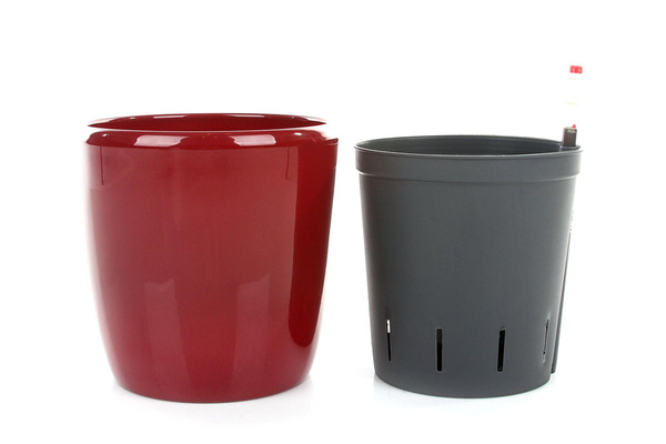 Zestaw do hydroponiki 18/19 Venus osłonka ceramiczna czerwona z połyskiem