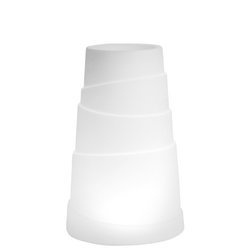 ZAG 31/76 wysoka donica świecąca ledowa biały zimny