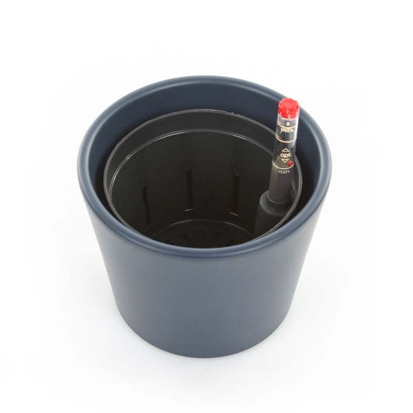 Zestaw do hydroponiki Leni 9/7 Vasa w niebieskiej osłonce ceramicznej