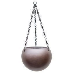 Gradient Hanging GLOBE 24/19 doniczka wisząca kula kawowa