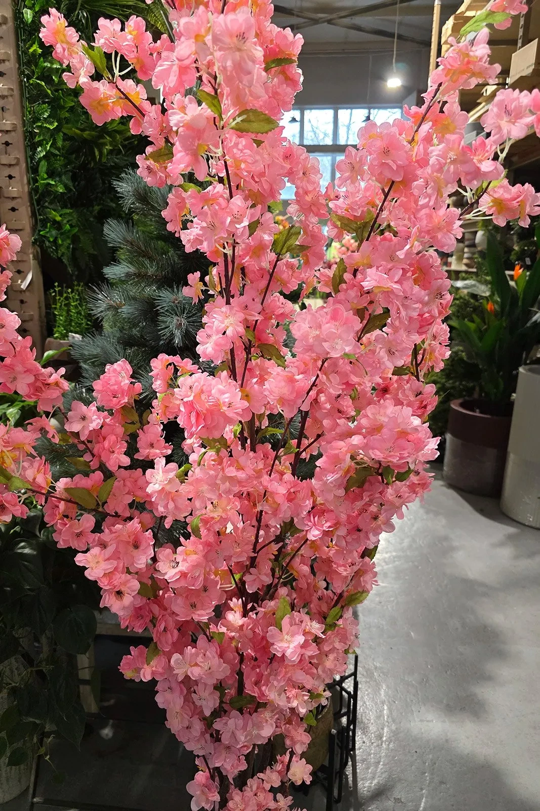 Sztuczne drzewko Wiśnia japońska 175 cm różowa