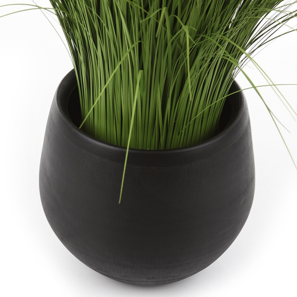 DOURO 16/13 cm mała czarna kulista osłonka ceramiczna