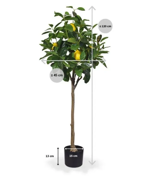 Sztuczne drzewko cytrynowe 120 cm